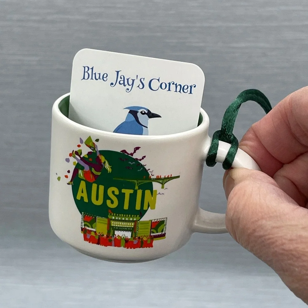 Starbucks Austin Texas Mug Set Discovery Series 14oz &‎ 2oz Espresso